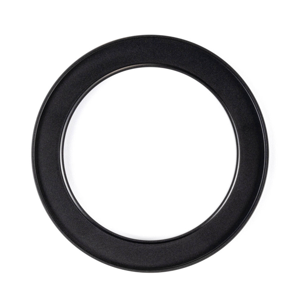 Black circular adapter ring shown from front view against white background, displaying the inner and outer diameter edges.