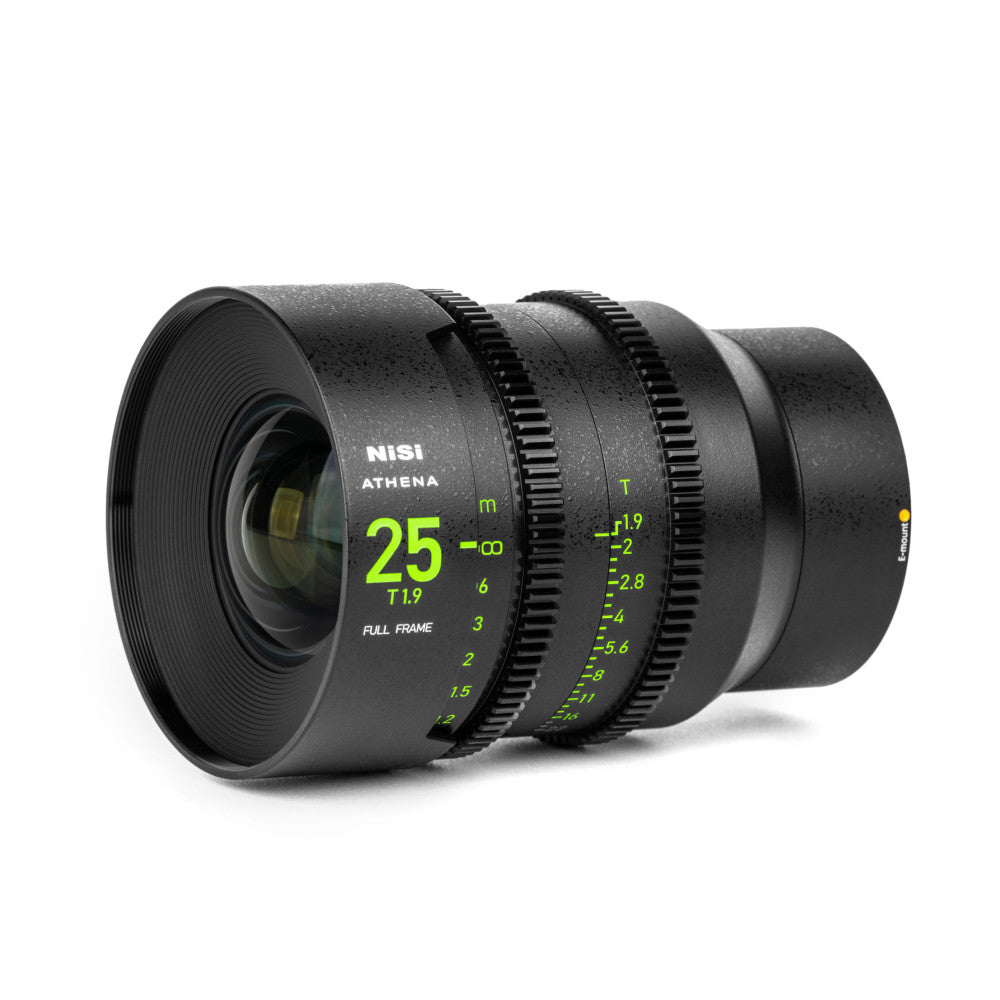 NiSi 25mm ATHENA PRIME Full Frame Cinema Lens T1.9 E Mount