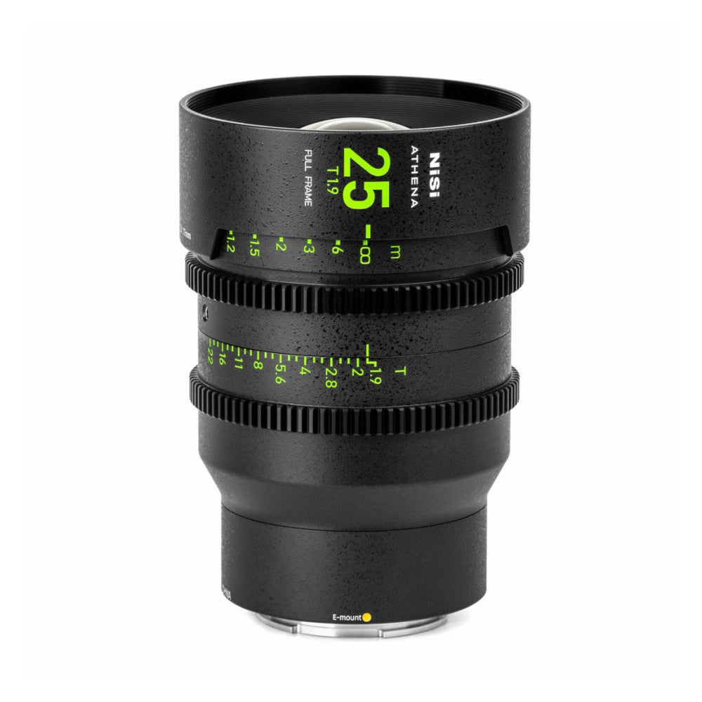 NiSi 25mm ATHENA PRIME Full Frame Cinema Lens T1.9 E Mount