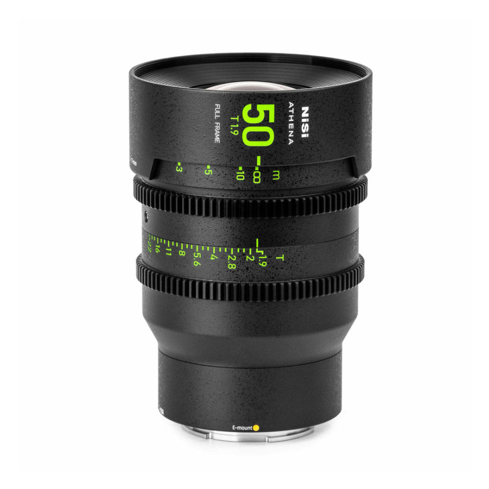 NiSi 50mm ATHENA PRIME Full Frame Cinema Lens T1.9 E Mount
