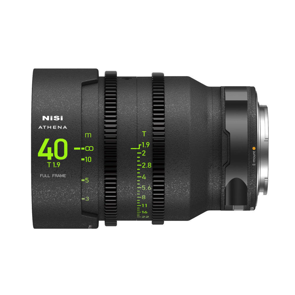 NiSi 40mm ATHENA PRIME T1.9 Full-Frame Cinema Lens (E Mount)