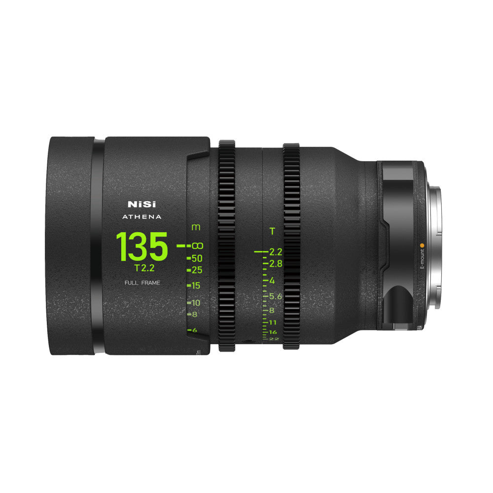NiSi 135mm ATHENA PRIME Full Frame Cinema Lens T2.2 E Mount