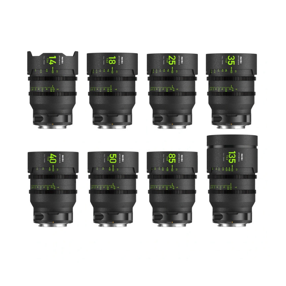 NiSi ATHENA PRIME Full Frame 8-Lens MASTER Kit (E Mount)