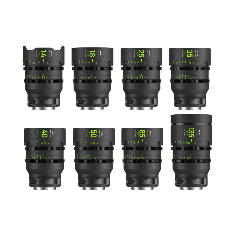 NiSi ATHENA PRIME Full Frame Master Kit with 8 Lenses (L Mount)