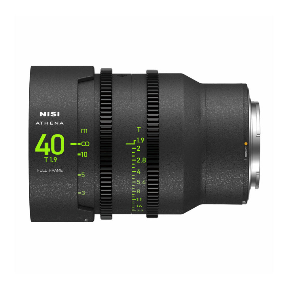 NiSi ATHENA PRIME Full Frame Cinema Lens Add-On Kit (3 Lenses: 18mm T2.2, 40mm T1.9, 135mm T2.2) E Mount