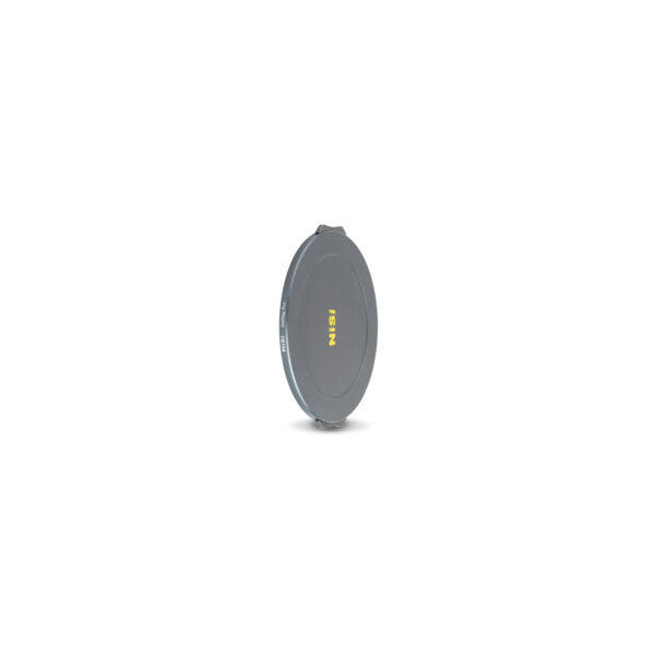 Oval gray magnetic adapter ring shown from front angle with NiSi branding in yellow text, displayed against white background.