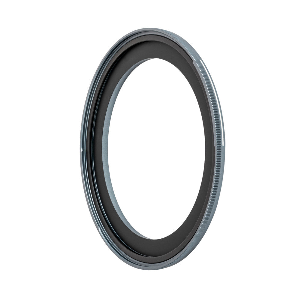 Gray and black magnetic adapter ring shown from the side angle against a white background.