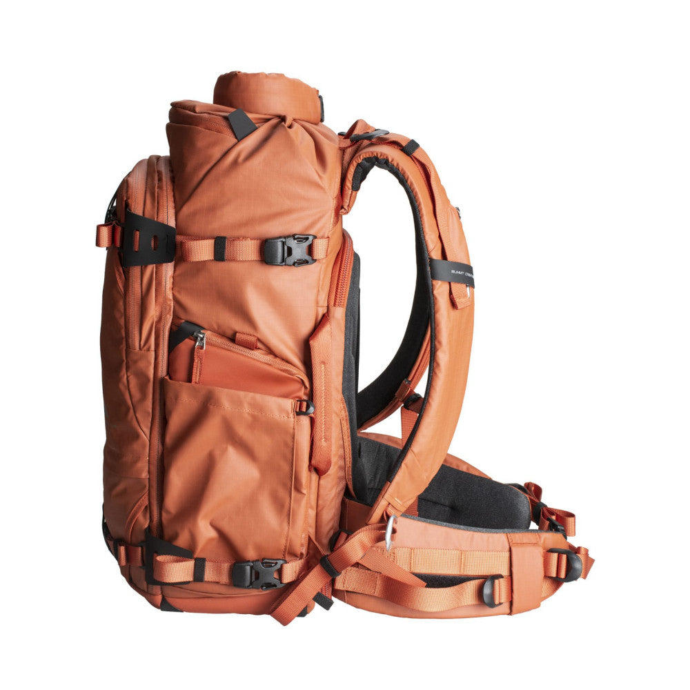 Summit Creative Tenzing 30L Medium Rolltop Camera Backpack (Orange)