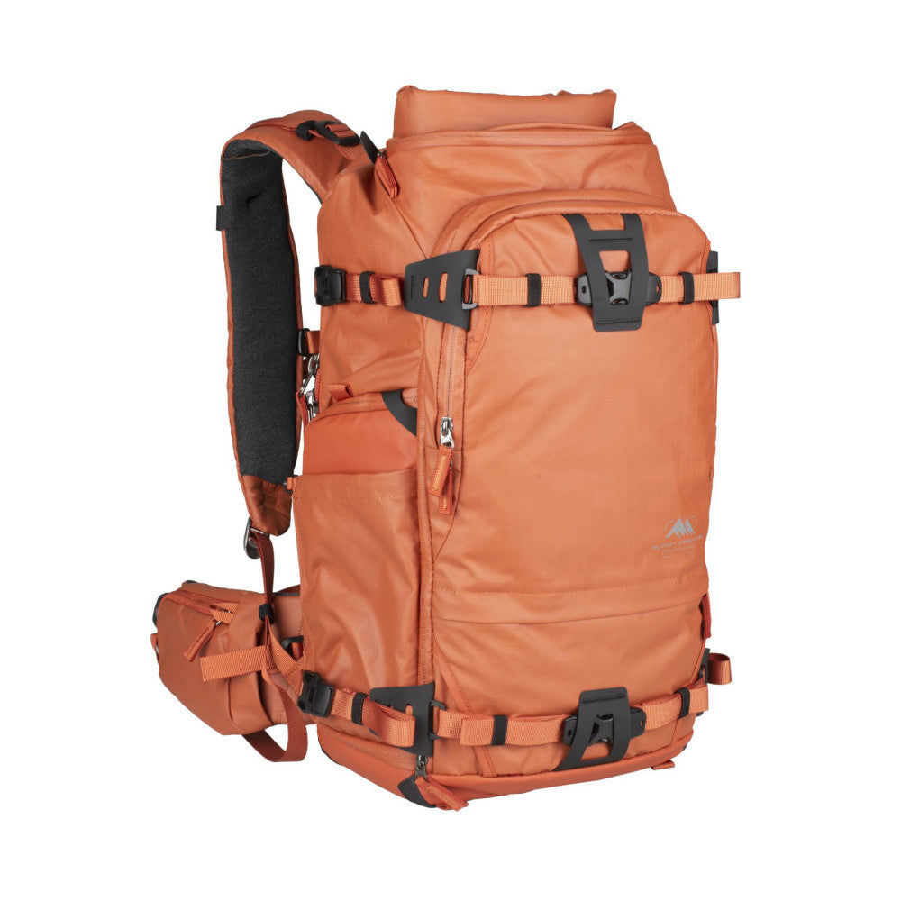 Summit Creative XLarge Rolltop Camera Backpack Tenzing 50L Orange