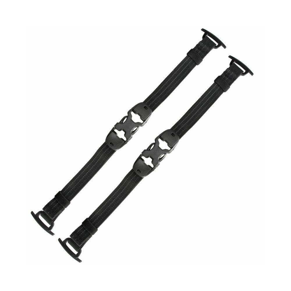 Summit Creative Tenzing Front Buckle Strap Set of 2 - Reflective Black