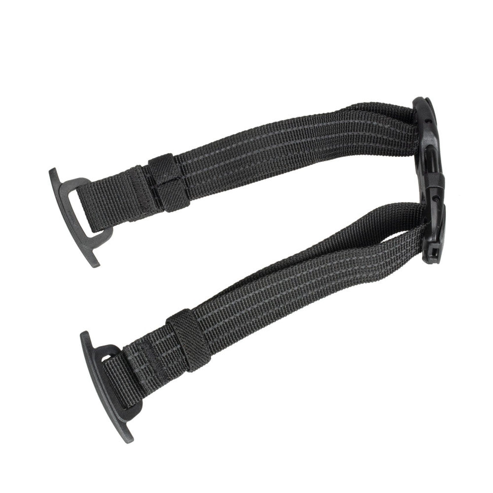 Summit Creative Tenzing Front Buckle Strap Set of 2 - Reflective Black