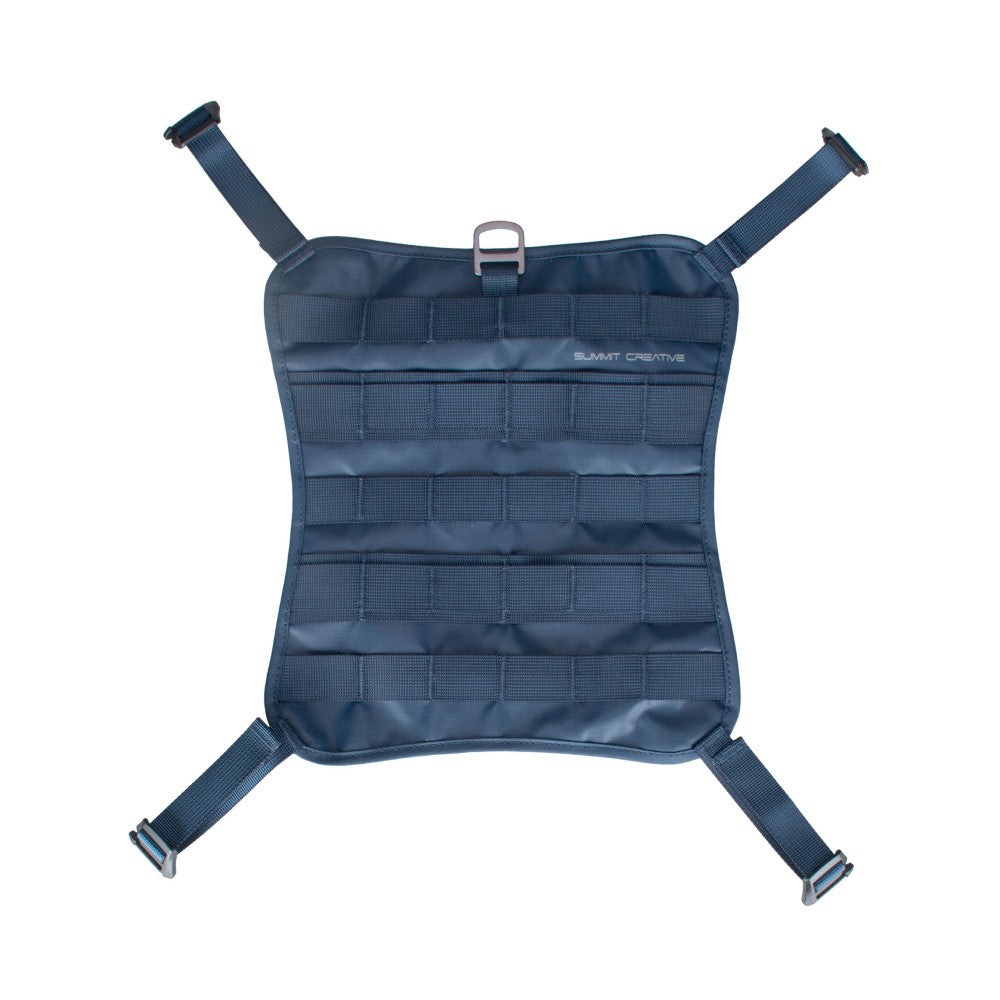 Summit Creative Backpack Expansion Multi-Functional MOLLE Accessory Plate - Blue