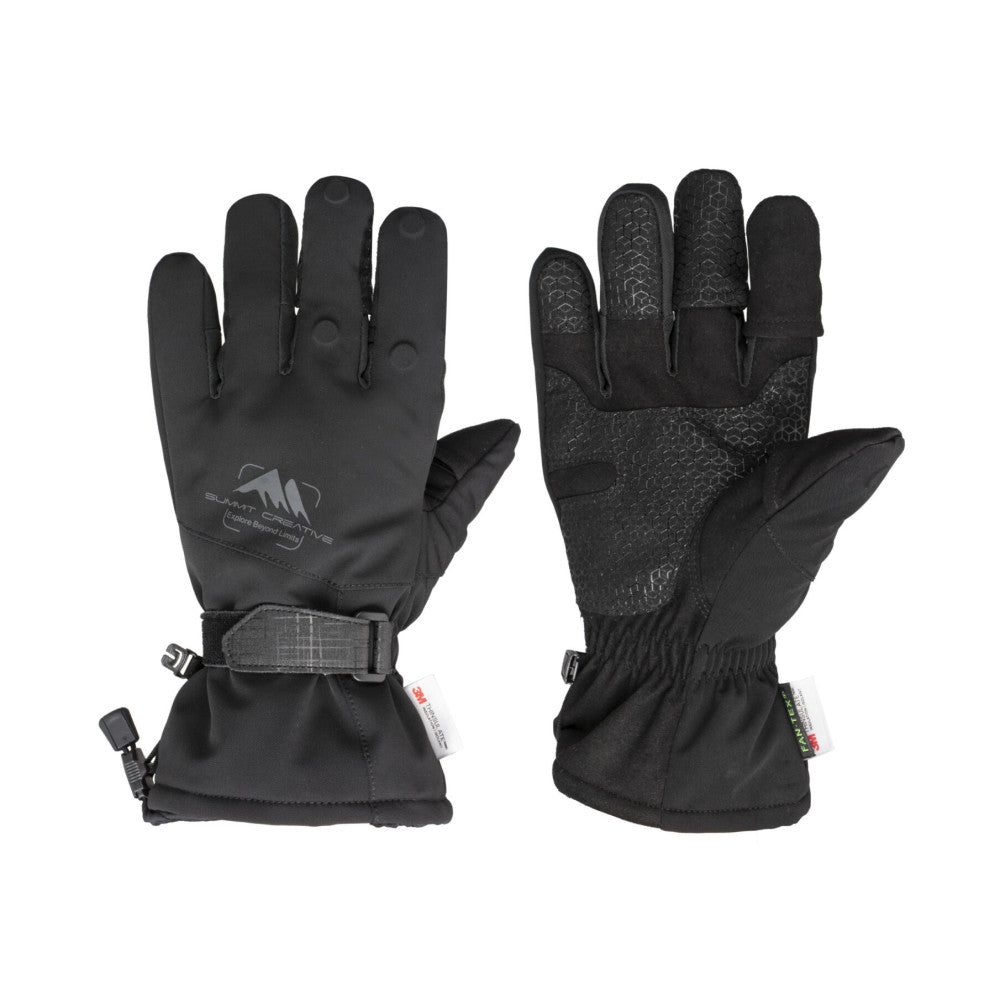 Summit Creative Luminous Series Professional Photography Gloves (XL, Black)