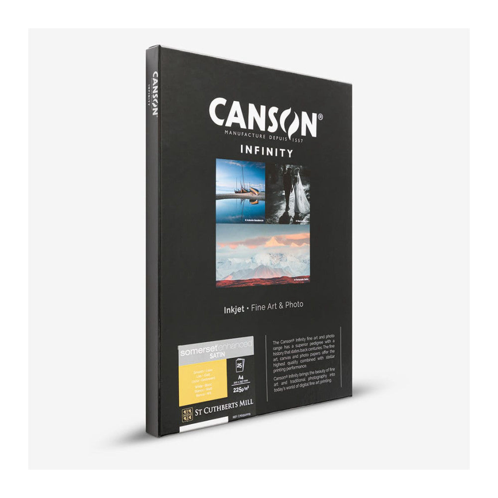 Canson Somerset Enhanced Satin 225GSM A4 25 Sheets