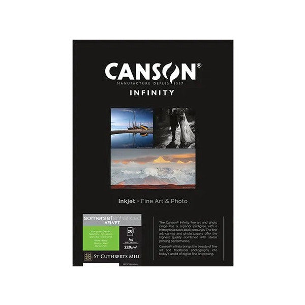 Canson Somerset Enhanced 330GSM A4 25 Sheets