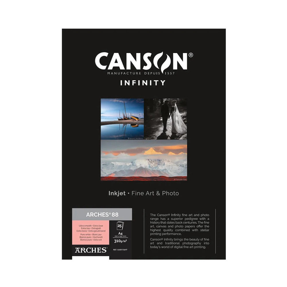 Canson ARCHES 88 RAG 310gsm A4 Sheets
