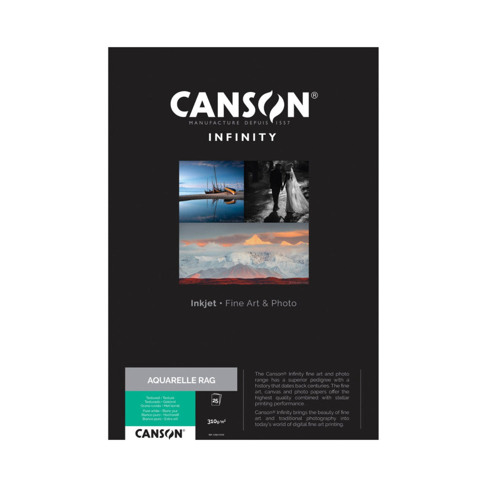 Canson ARCHES Aquarelle Rag A4 25 Sheets