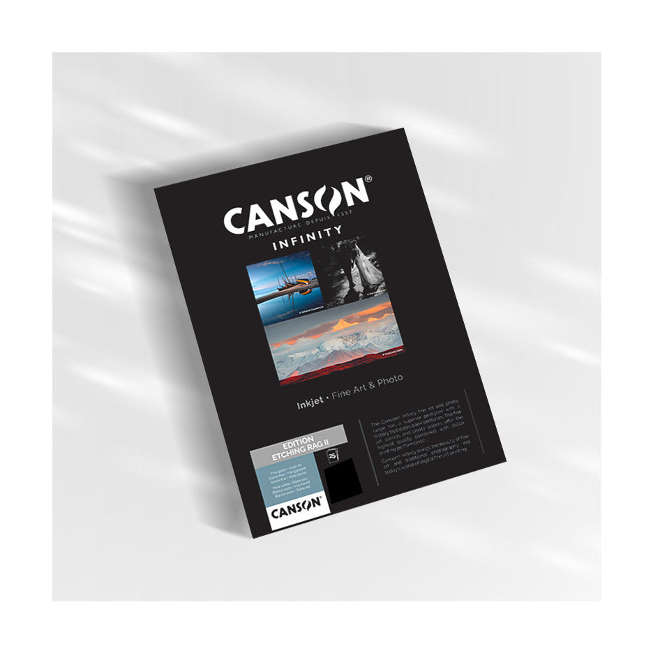 Canson Edition Etching Rag II 310GSM A2 25 Sheets