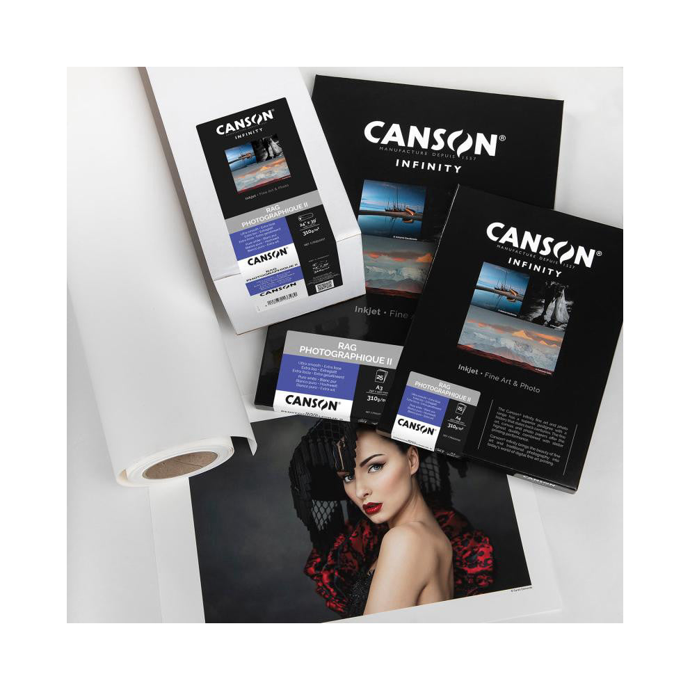 Canson Infinity Rag Photographique II 210GSM A4 - 25 Sheet Box