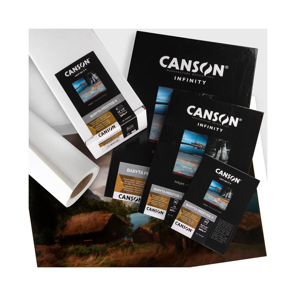 Canson Infinity Baryta Prestige II 340gsm A4 - 25 Sheets