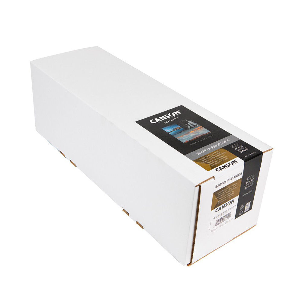 White cardboard roll box with Canson branding and product label, shown at an angle against white background.
