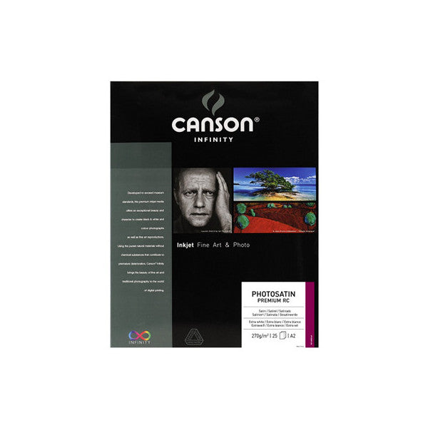 Canson Infinity PhotoSatin Premium RC 270gsm A2 - 25 Sheets