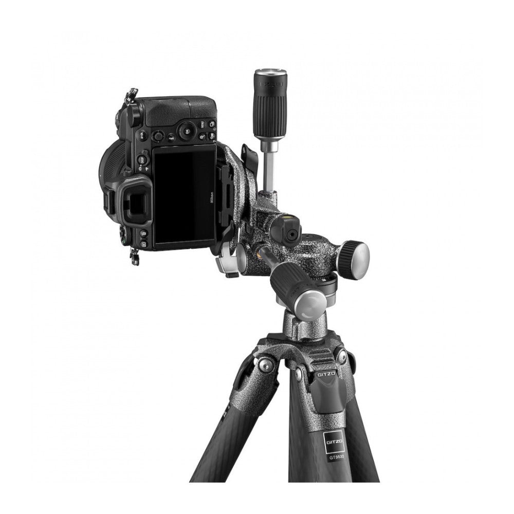 Gitzo GK3532-F3W Mountaineer Series 3 3-Way Fluid Head Carbon Fibre 3-Section Tripod Kit