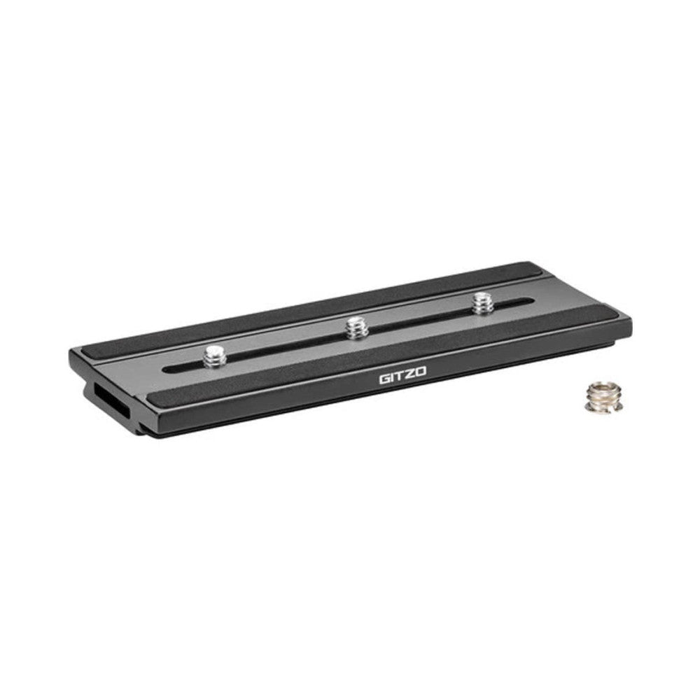 Gitzo GS5370LDR Long Quick Release D Profile Plate with Rubber Grip