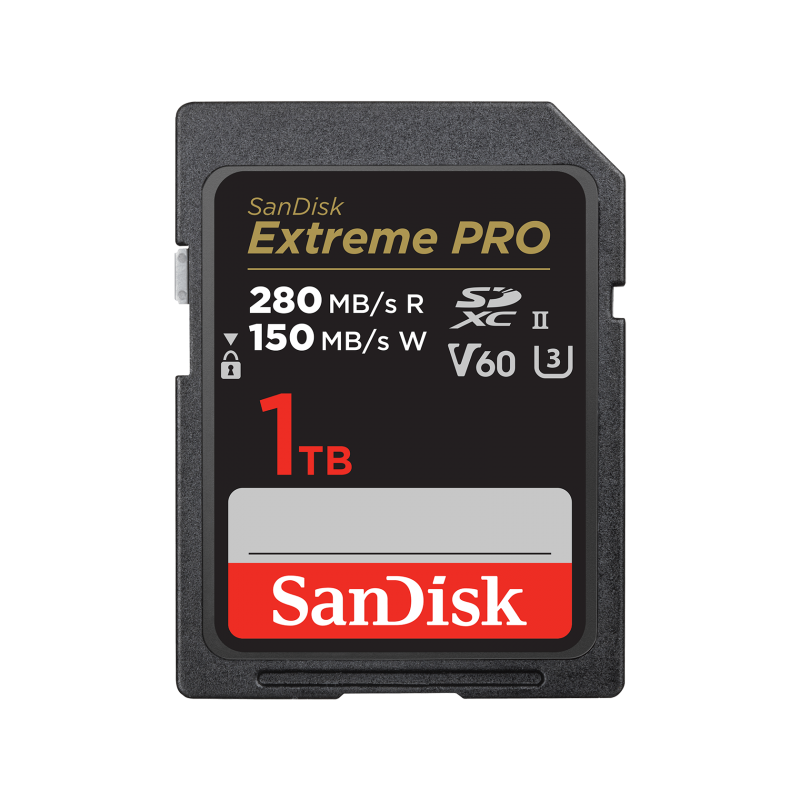 SanDisk Extreme Pro 1TB SDXC Card 280MB/s V60