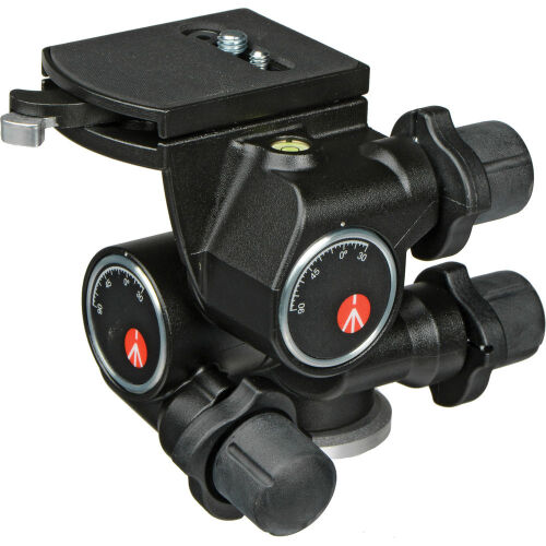 Manfrotto 410 3-Way Geared Pan-and-Tilt Head with 410PL Quick Release Plate