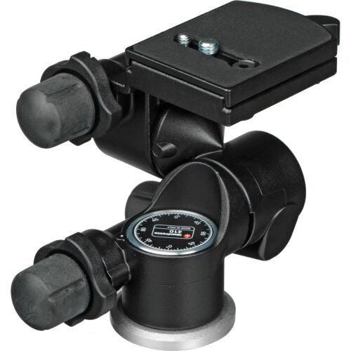 Manfrotto 410 3-Way Geared Pan-and-Tilt Head with 410PL Quick Release Plate