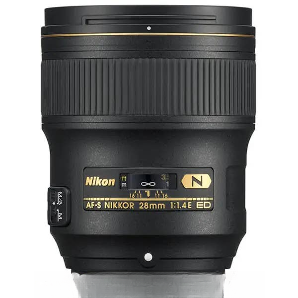 Nikon AF-S 28mm f1.4 E Lens (FX) | Secondhand