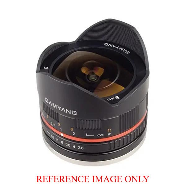 Samyang 8mm F2.8 Fisheye Lens - Fuji X Mount - Black | Secondhand