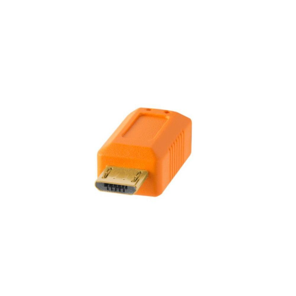 Tether Tools TetherPro USB 2 to Micro-B 5 Pin Cable 4.6m - Hi-Vis Orange