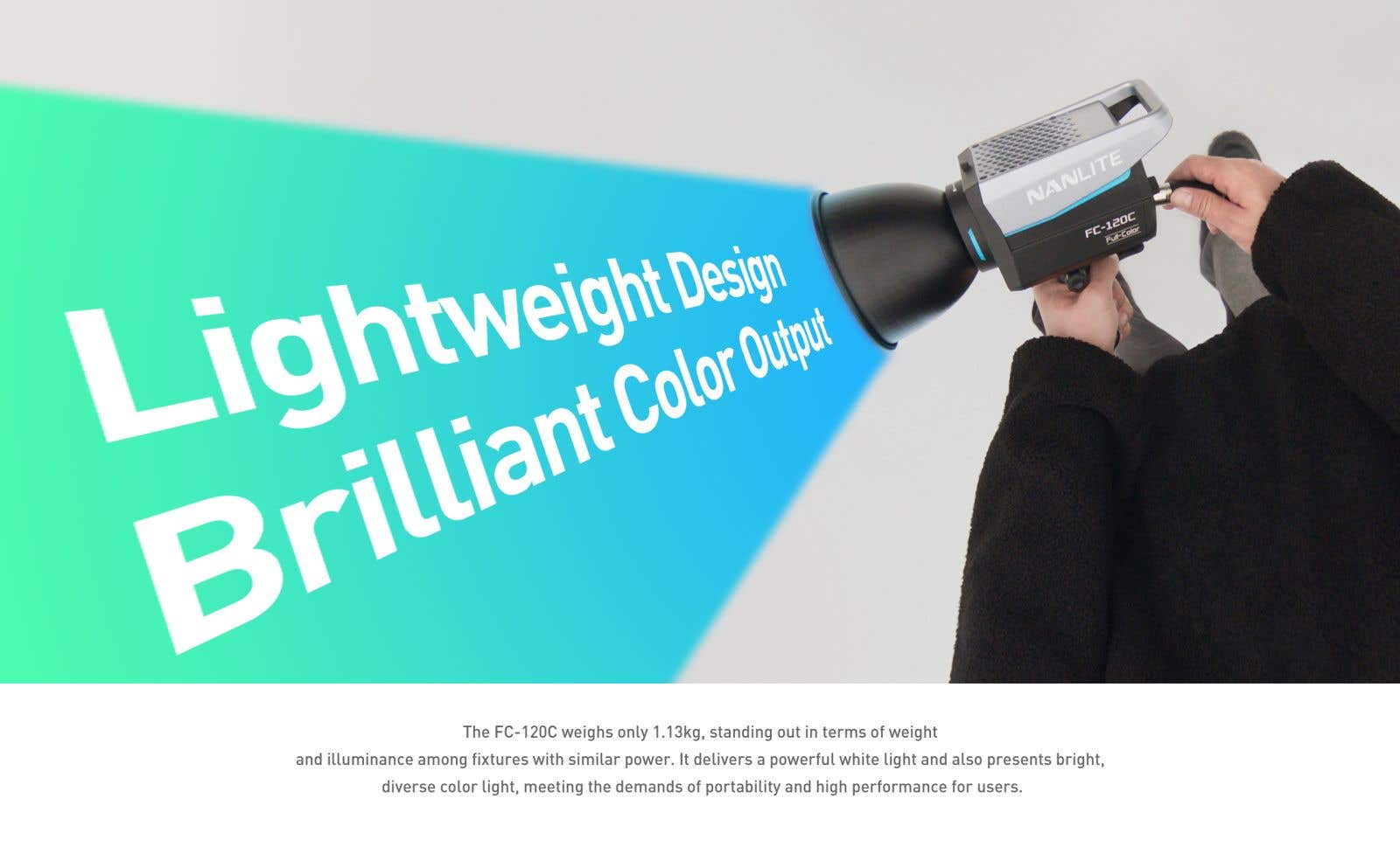 Nanlite FC-120C RGB LED light