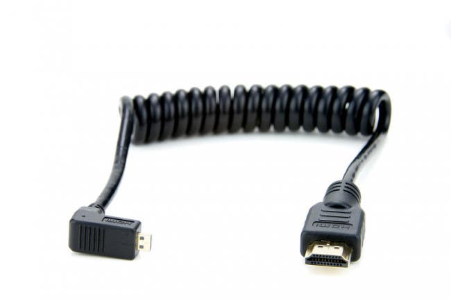 Atomos Micro HDMI to Full HDMI Coiled Cable 30cm