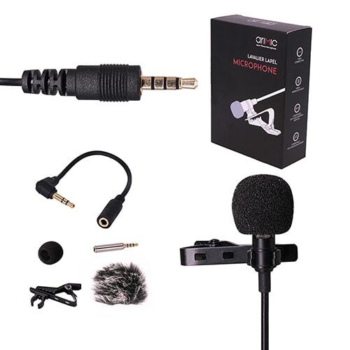 AriMic Lavalier Lapel Microphone
