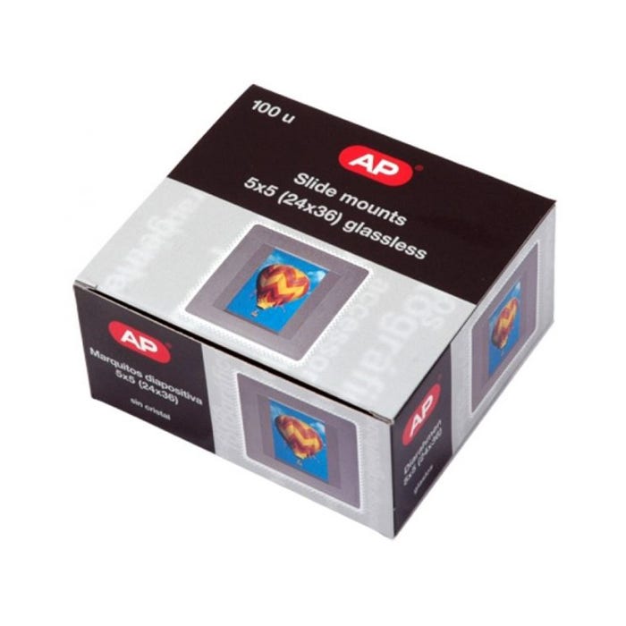 AP Plastic CS Type II 35mm Slide Mounts - Box of 100