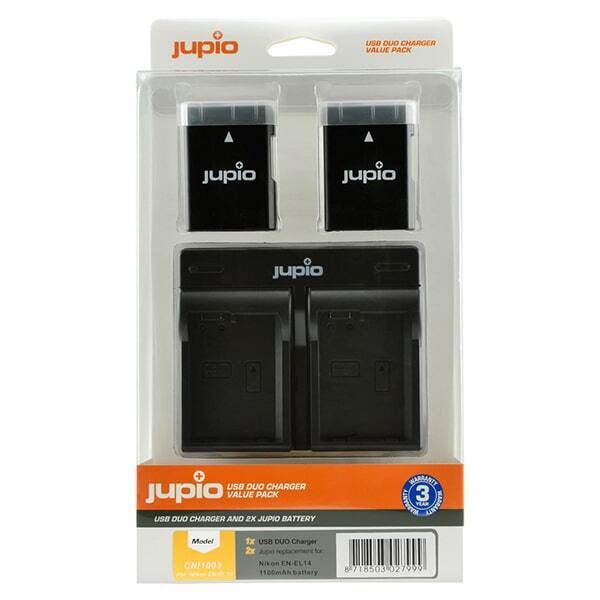 Jupio EN-EL14 Dual Charger Kit