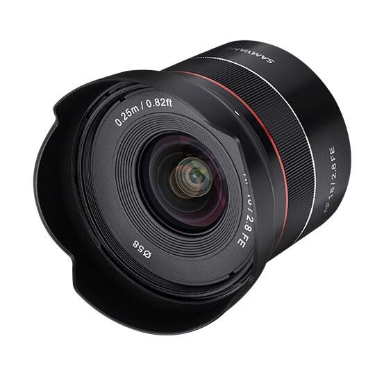 Samyang 18mm f/2.8 AF Lens - Sony E Mount