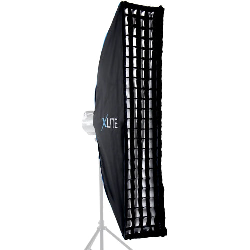 Xlite 30x140cm Pro Umbrella Strip Softbox with Grid and Mask for Elinchrom
