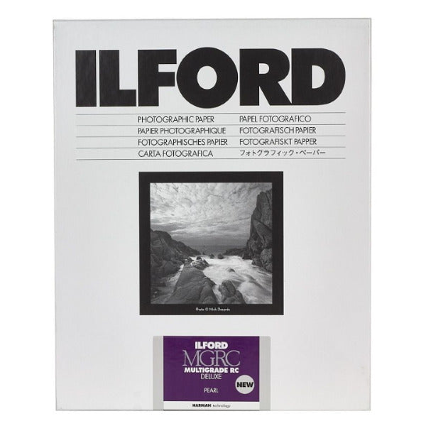 Ilford Multigrade Deluxe Pearl 8x10" : 20.3cm x 25.4cm 25 Sheets MGRCDL44M
