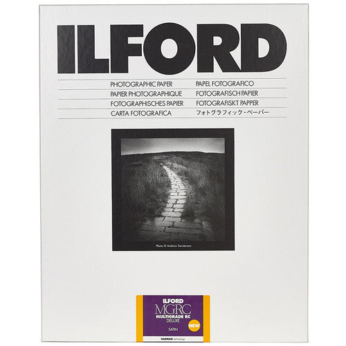 Ilford Multigrade RC Deluxe Satin Paper 8x10" 250 Sheets