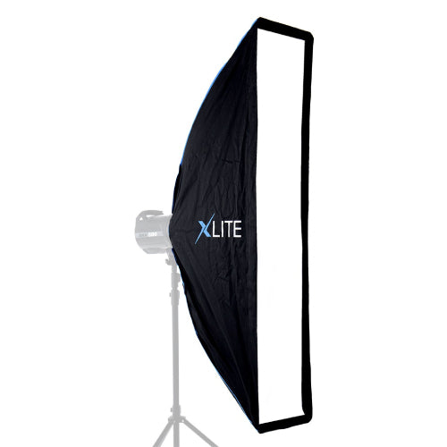 Xlite 25cm x 100cm Pro Umbrella Strip Softbox with Grid and Mask for S-Type