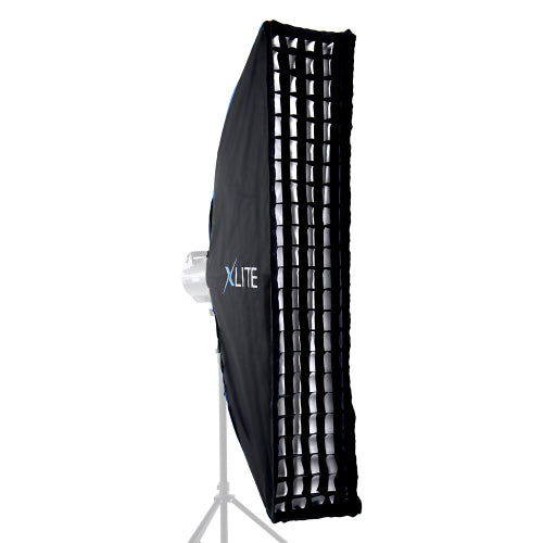 Xlite 25cm x 100cm Pro Umbrella Strip Softbox with Grid and Mask for S-Type