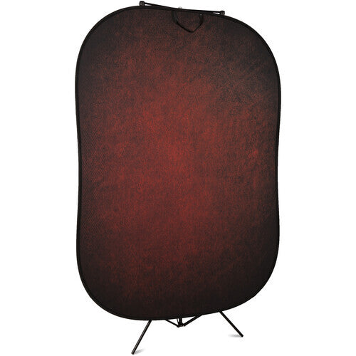Lastolite Collapsible Vintage Background 1.5m x 2.1m - Aubergine/Crimson