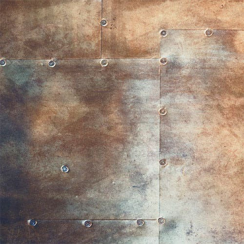 Lastolite Collapsible Urban Background 1.5m x 2.1m - Corrugated Iron/Metal