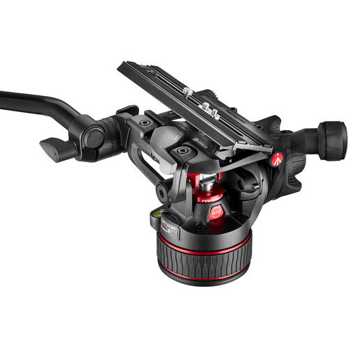 Manfrotto Nitrotech 612 Video Head Alu Twin MS Tripod Kit