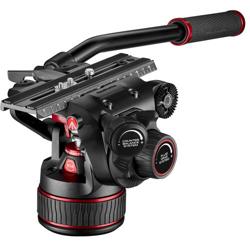 Manfrotto Nitrotech 612 Video Head Alu Twin MS Tripod Kit