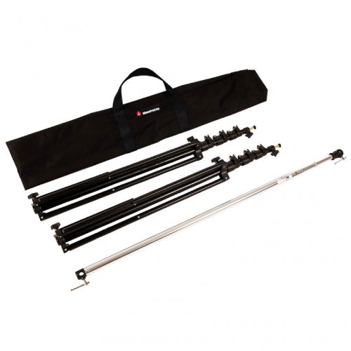 Manfrotto LA1108 Support for 3m Curtain and Roll Up Backgrounds with Metal Collars